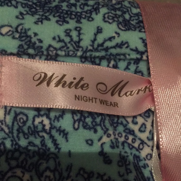 New (Package Opened) Mint Paisley Pajama Set - Picture 2 of 9